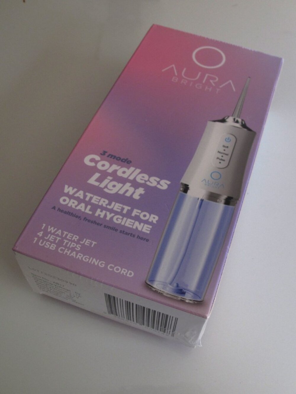 🆕 Aura Bright Cordless Light Water Jet NWT in Sealed box